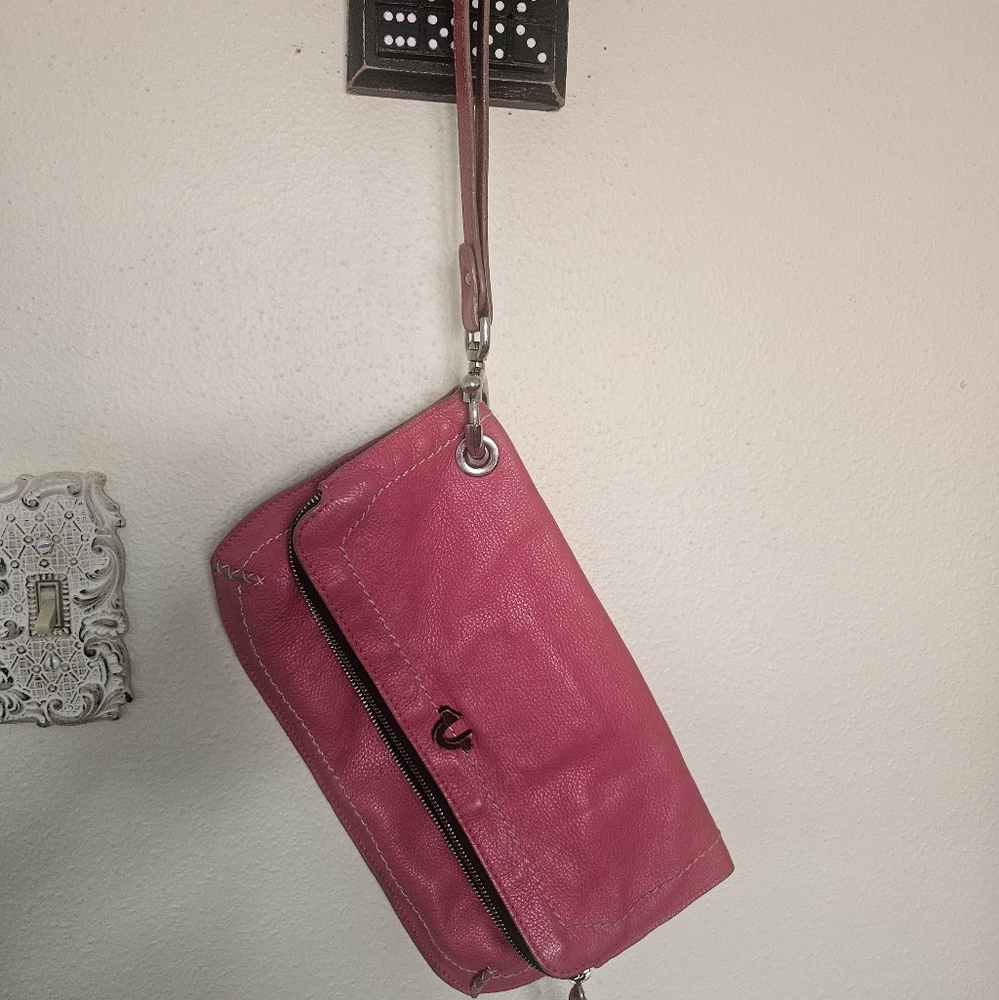 Vintage Made In Italy, True Religion Cluth, Wristlet, Rare, Hot Pink